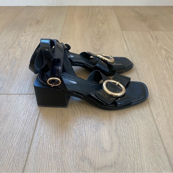 Free People X Jeffery Campbell Square Toe Heels Size 7 - Picture 2 of 6